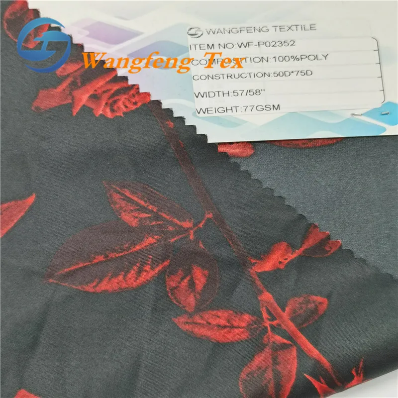 100% Polyester Printed Fabric Detail 2
