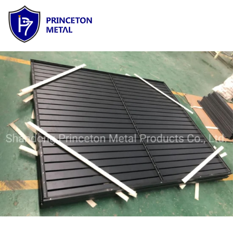 Princeton Matt Black High Quality Safety Aluminum Privacy Metal Screen Fencing Outdoor