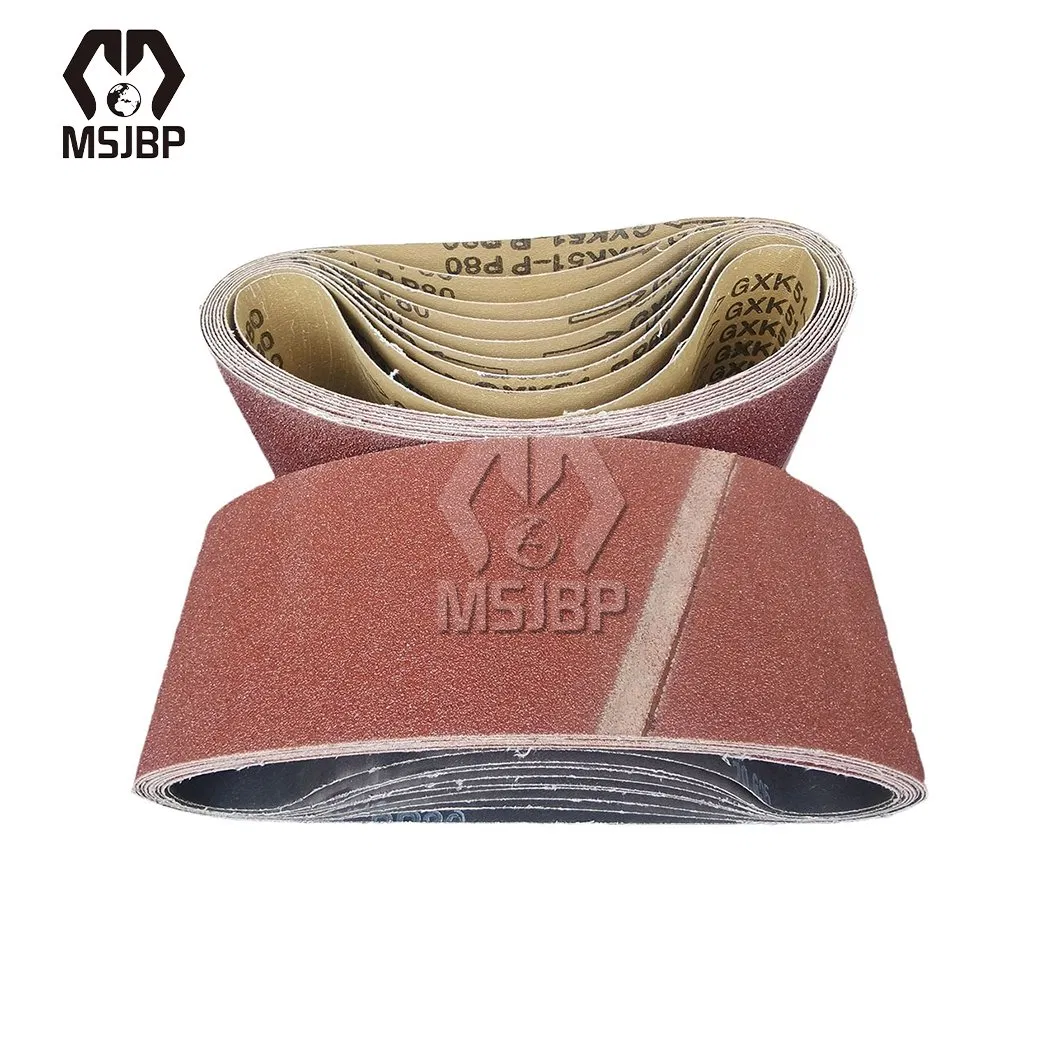 Msjbp Coated Sanding Belt China Wholesalers 150 / 400 Grits Sanding Abrasive Belt Tx33 Aluminium Oxide Abrasives Sanding Belts Expert