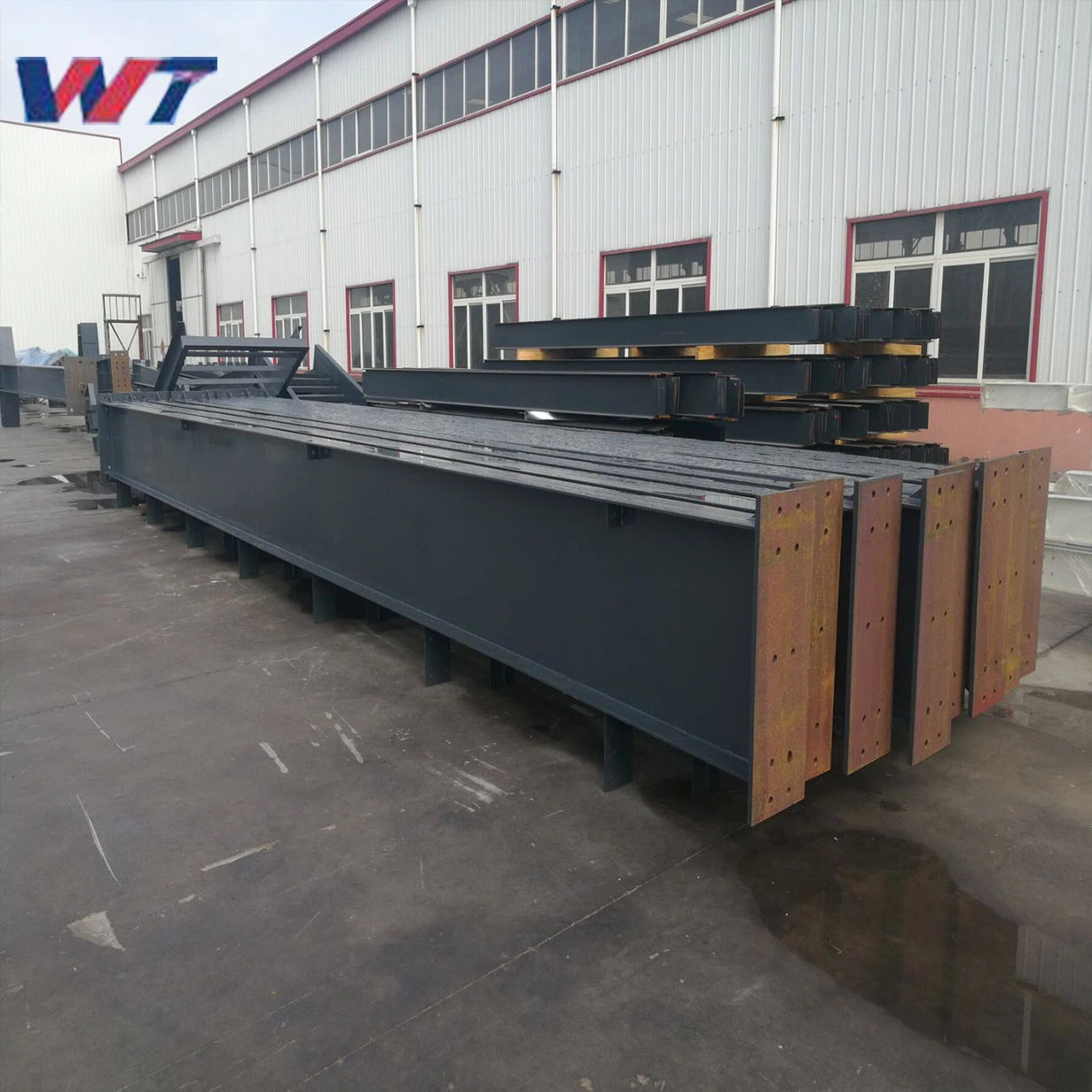 Custom Structural Steel Fabrication/Steel Construction/Steel-Works/Steel Members/Galvanized/Painted/Welded Beam/Column/Steel Profile/Steel Structure