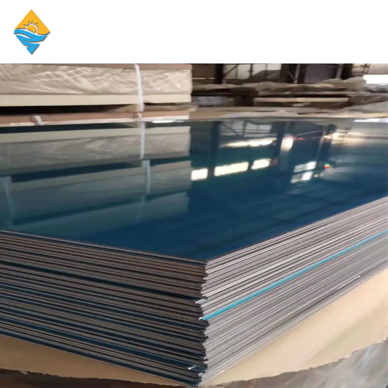 3003 3004 Alloy Custom Temper Aluminum Sheet Plain Flat High-Quality Metal Aluminum Plate Film Coated Aluminum Sheet for Chemical/Insulation Pipe Industry