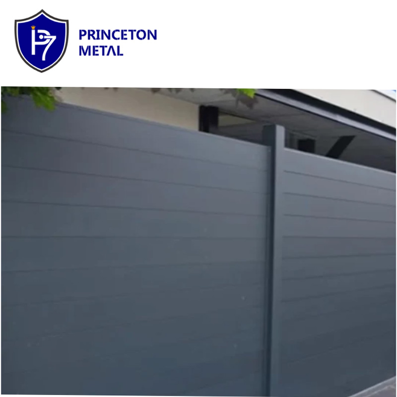Princeton Matt Black High Quality Safety Aluminum Privacy Metal Screen Fencing Outdoor