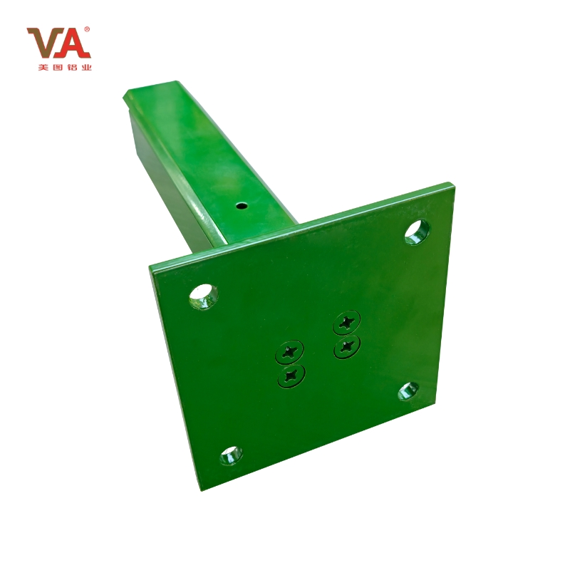 High - Strength Aluminum Column with Stable Base and Corrosion Resistance