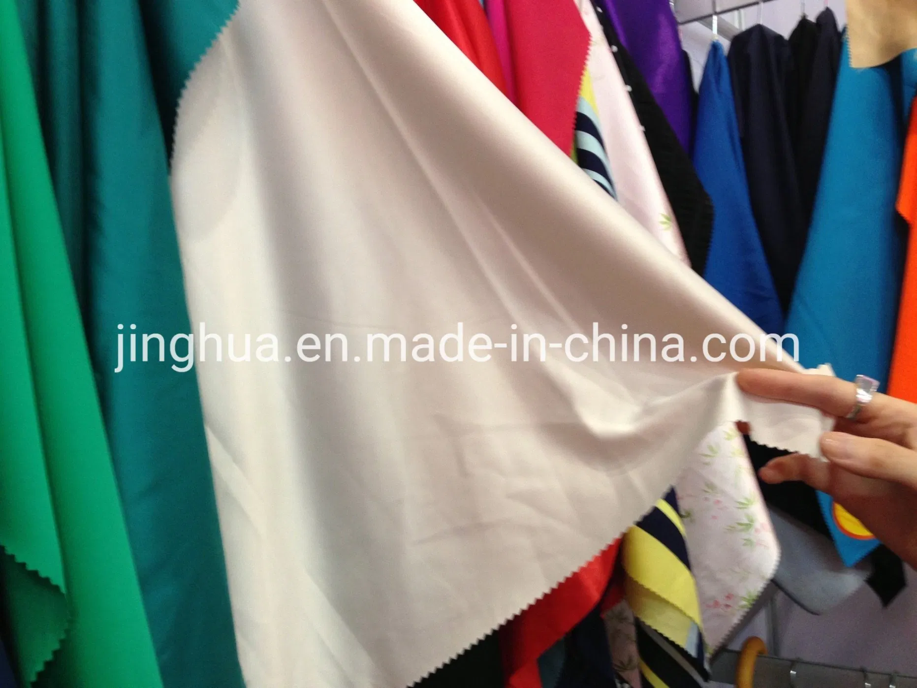 100%Polyester Chameuse Shiny or Dull Satin for Wedding Bridal /Ladies Dress/Sleeping Wear