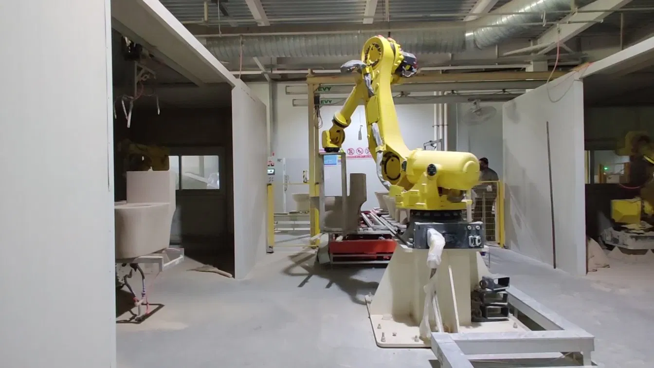 Semi Checking Green Base Robot Polishing Systems