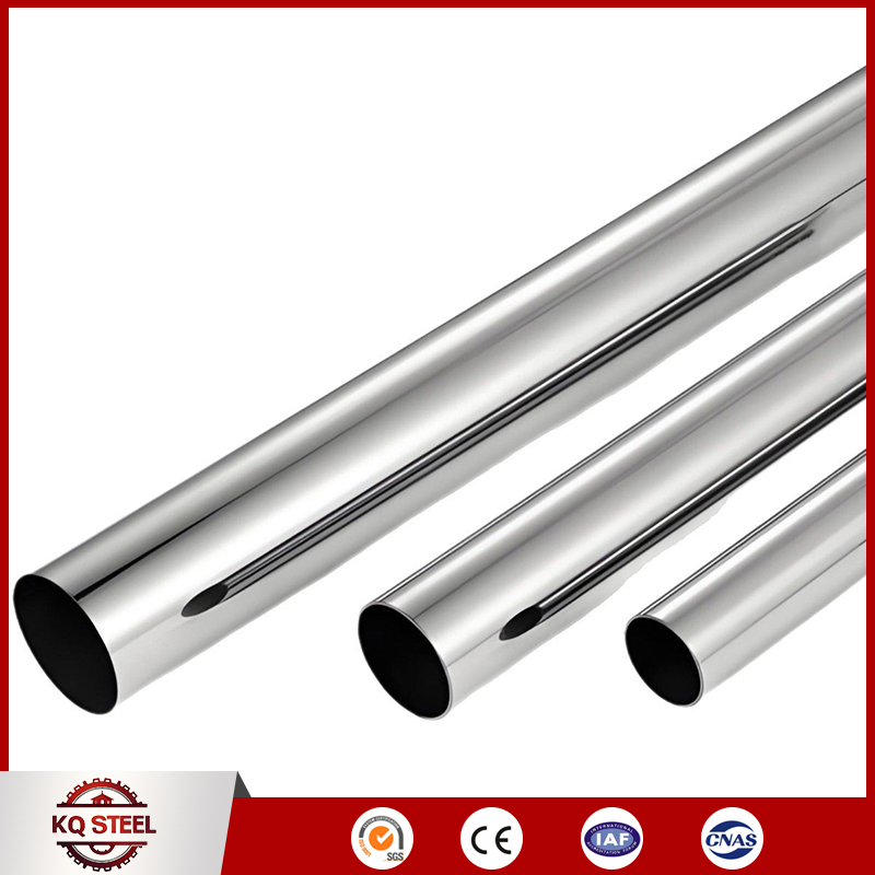 304 Decorative Ss Tube Mirror Brushed Round/Square for Building Railing