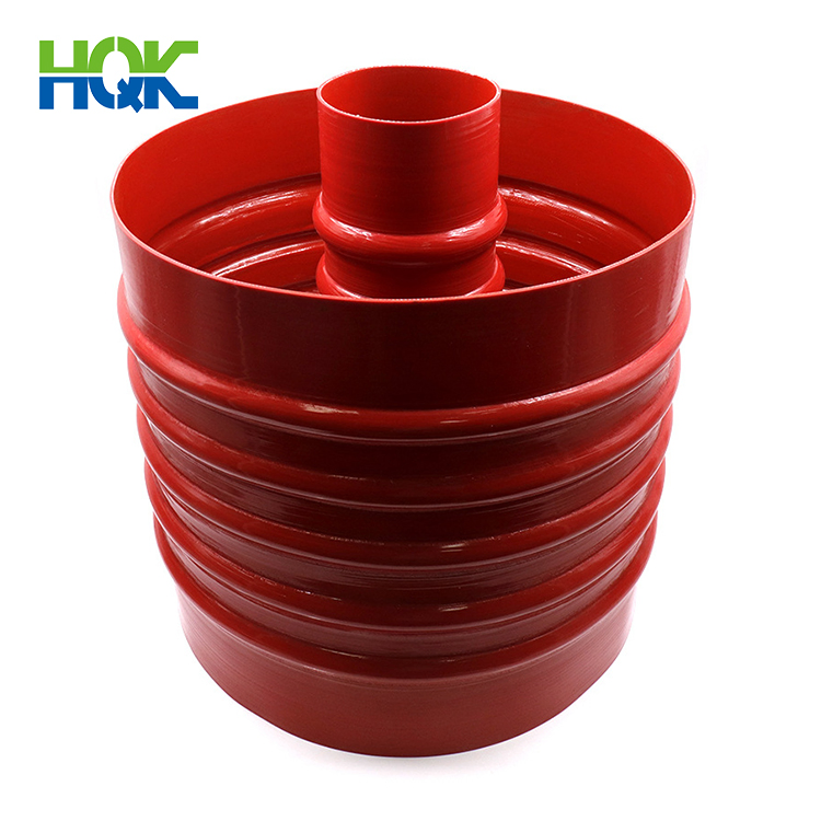 Large Diameter Wear-Resistant Braided Fabric Rubber Pipe High Pressure Silicone Braided Tube