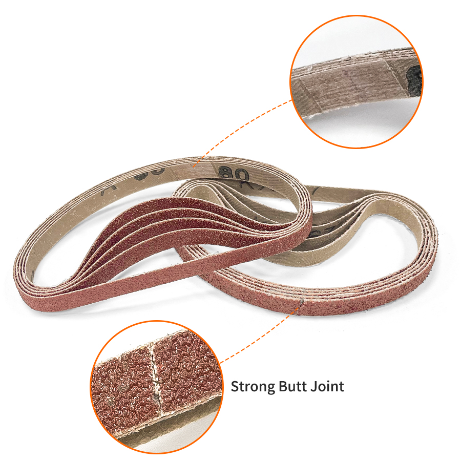 10packs 10X330mm Aluminum Oxide Coated Abrasive Belt for Knife Sharpening