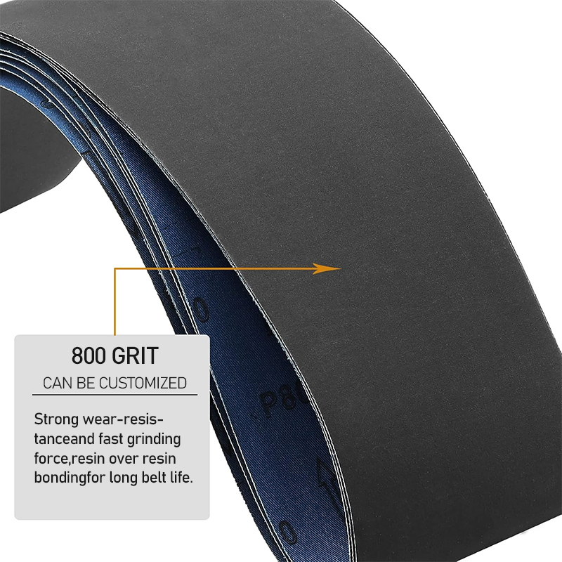 Kx456 Abrasive Belt with Sillcon Carbide for Steel Metal Grinding