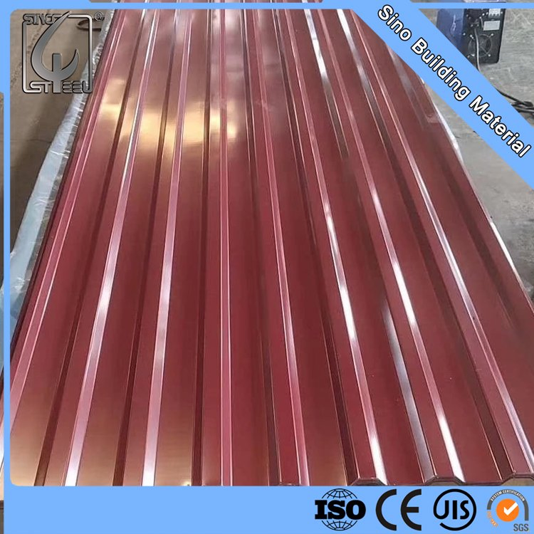 Dx53D PPGI PPGL Prepainted Metal Roof Sheets Color Coated Building Material Galvanized Corrugated Steel Roofing Sheet