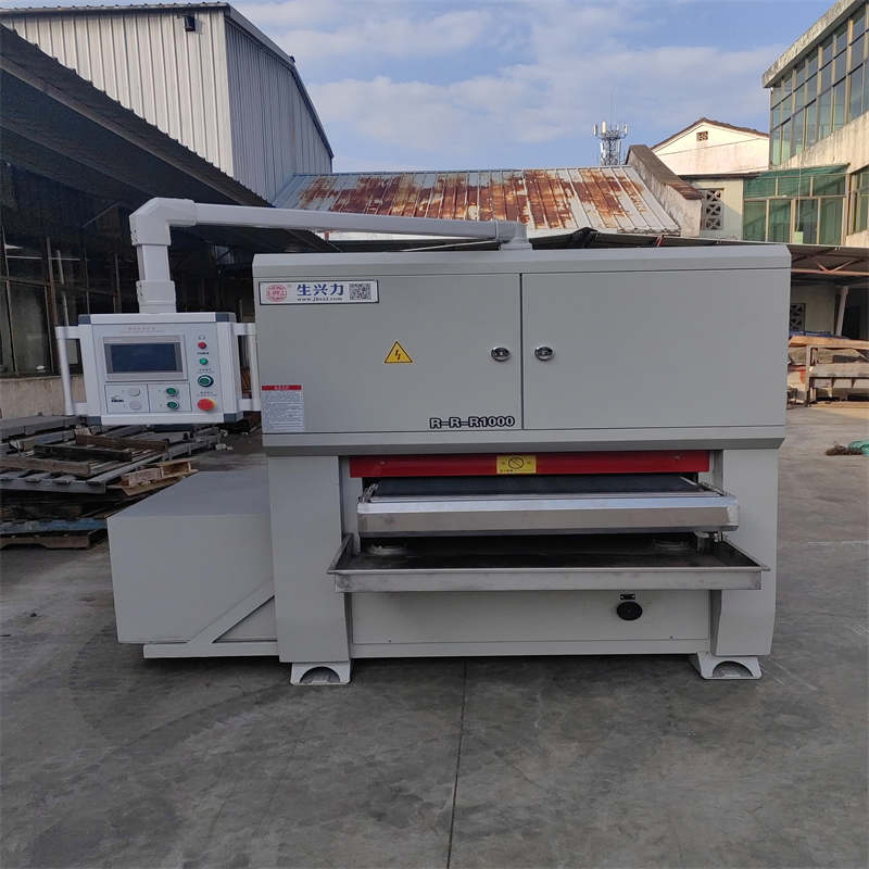 Advanced 1000mm Brush Deburring Solution Wet Polishing Machine for Metal