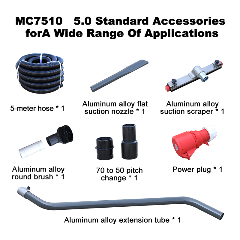 Boshuo Electric Vacuum Cleaner Pulse Cleaning Automatic Filter Cleaning High-Efficiency Dust Extraction for Construction