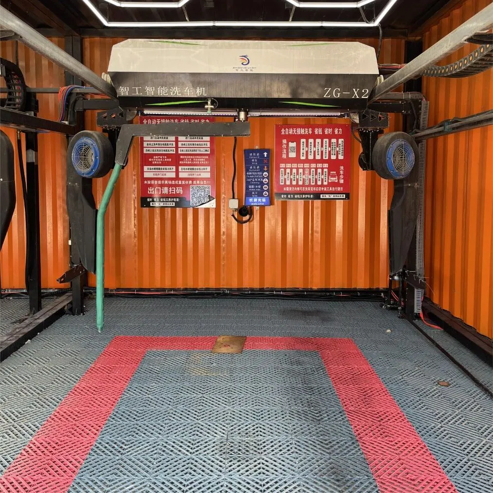 High Efficiency Robotic Car Wash System with Water Reuse Technology