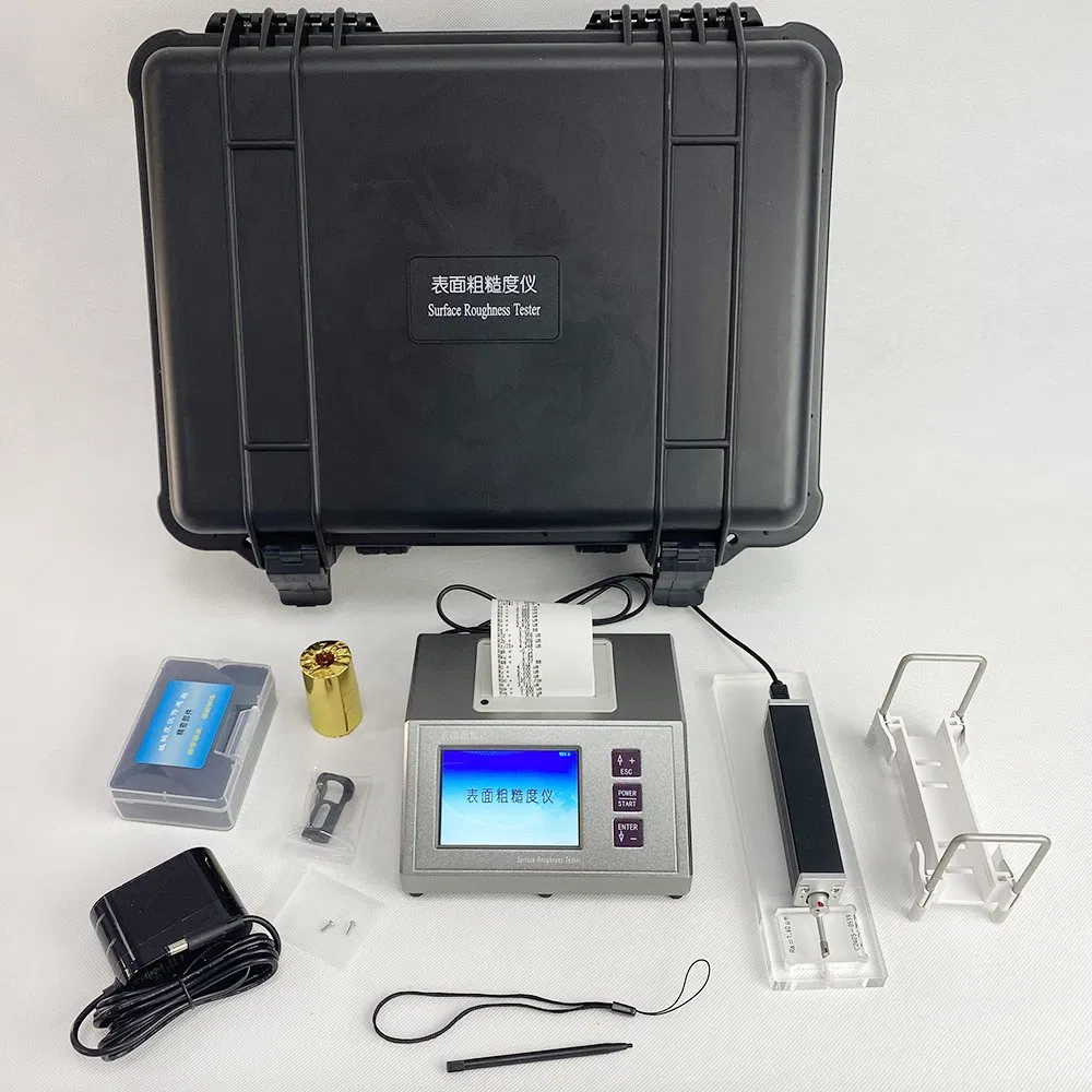 Digital Surface Roughness Tester Gauge Embedded Printer Compatible with ISO, DIN, ANSI, JIS Standards
