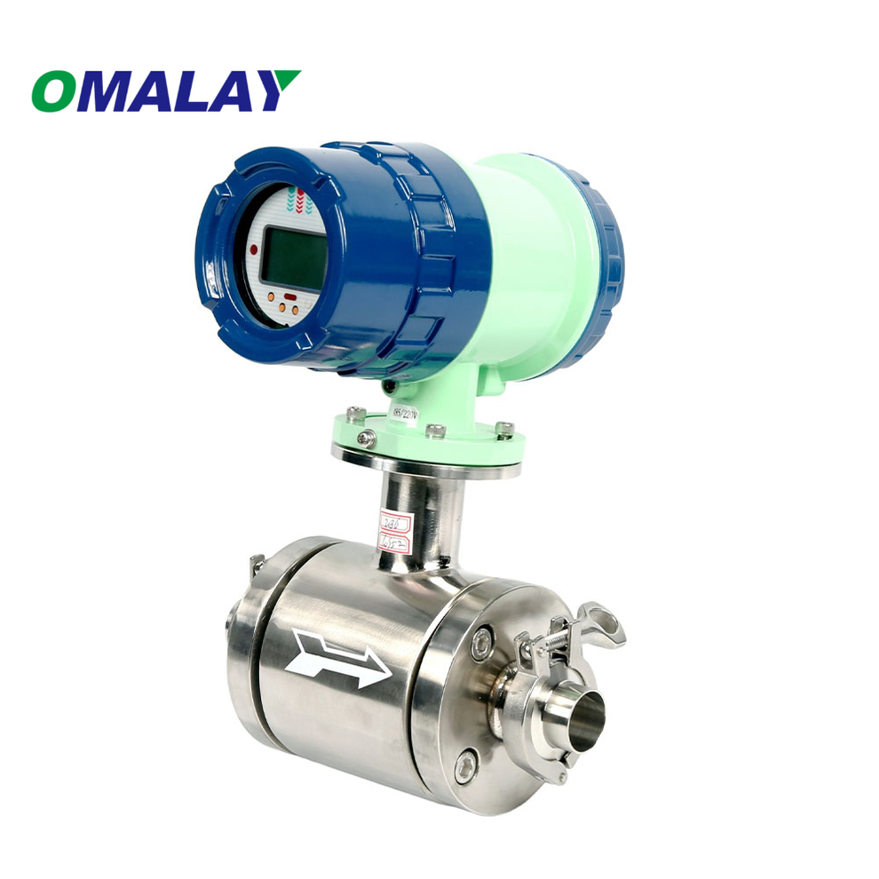 Intelligent Sanitary Electromagnetic Flow Meter High Precision Electromagnetic Induction Flow Meter