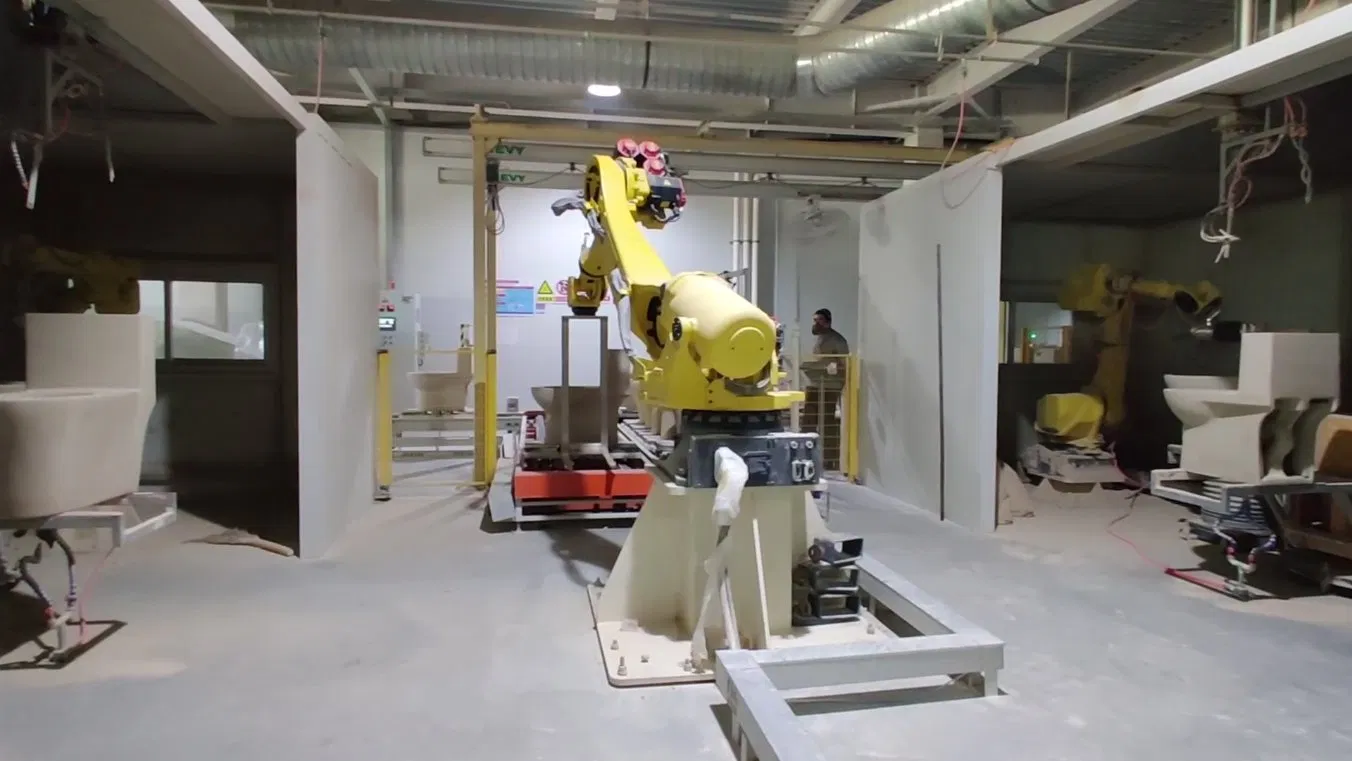 Semi Checking Green Base Robot Polishing Systems