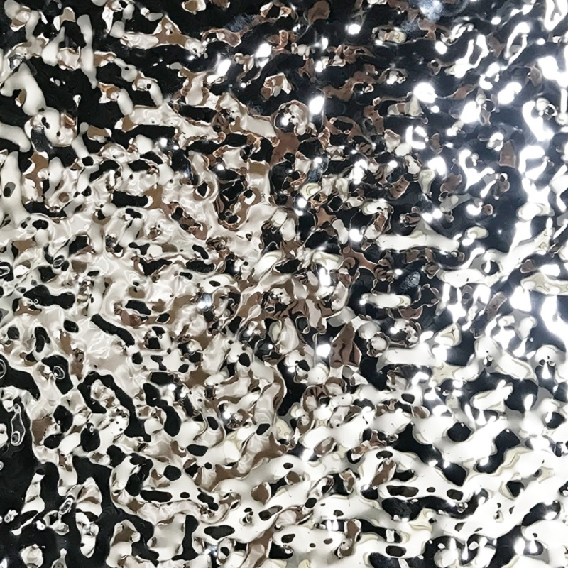 201 304 316L 430 Stainless Steel Water Ripple Pattern Sheets for Wall panel