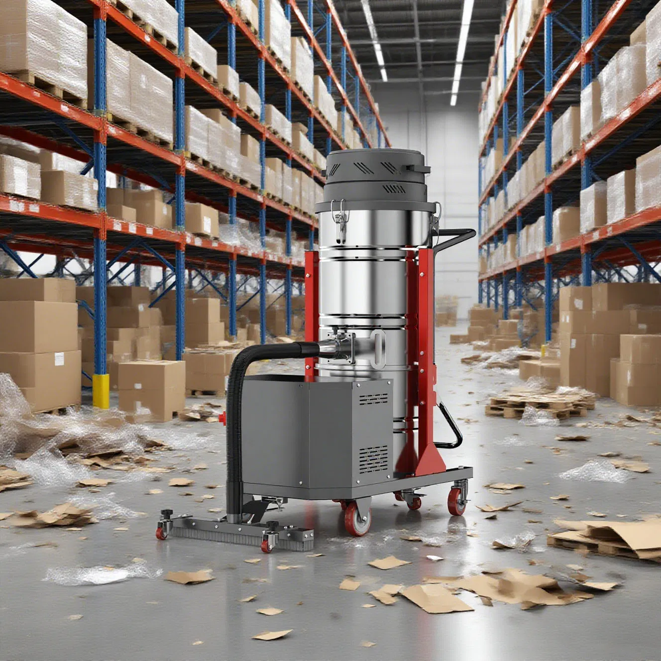 HEPA Filter Industrial Vacuum Cleaner for Cement Concrete Floor Dust Extraction