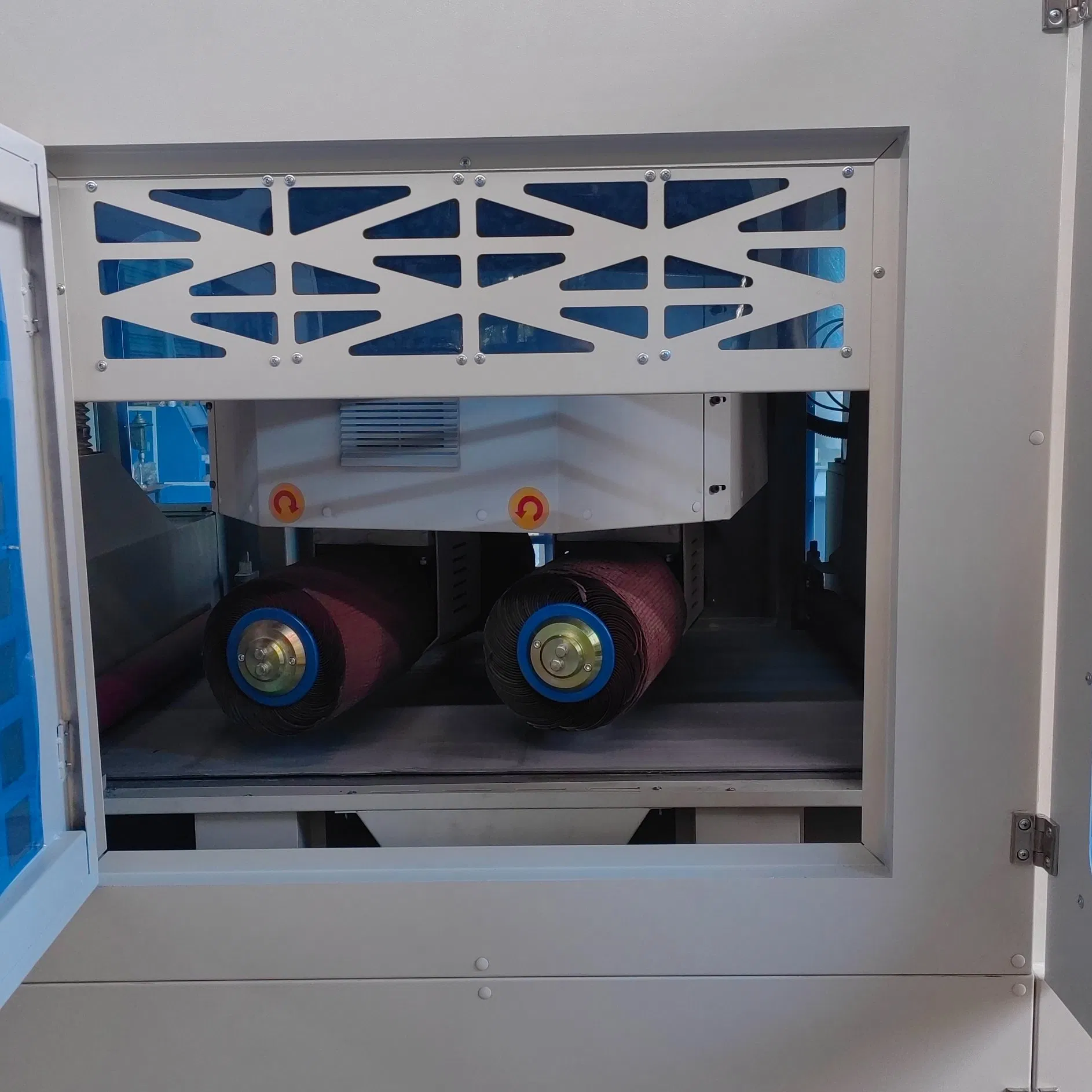 Metal Sheet Polishing Deburring Buffing Corner Rounding Equipment for Laser-Cut Parts