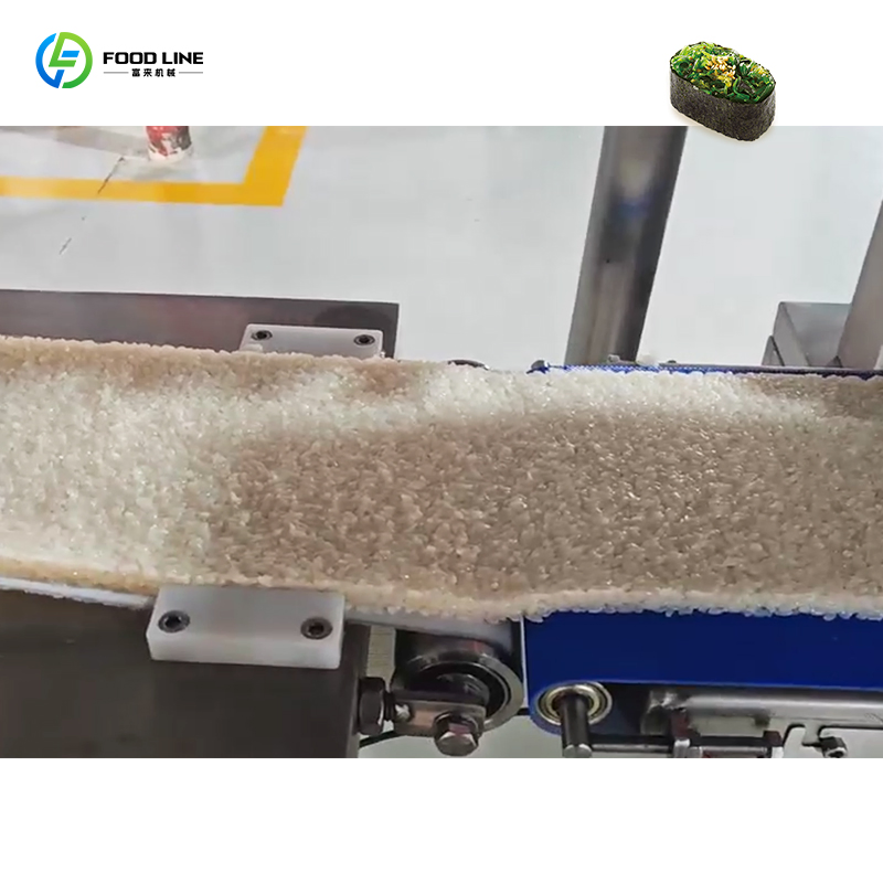 Fully Automatic Industrial Sushi Production Line for Mass Catering with High Efficiency Standardized Continuous Manufacturing and Customized Solutions