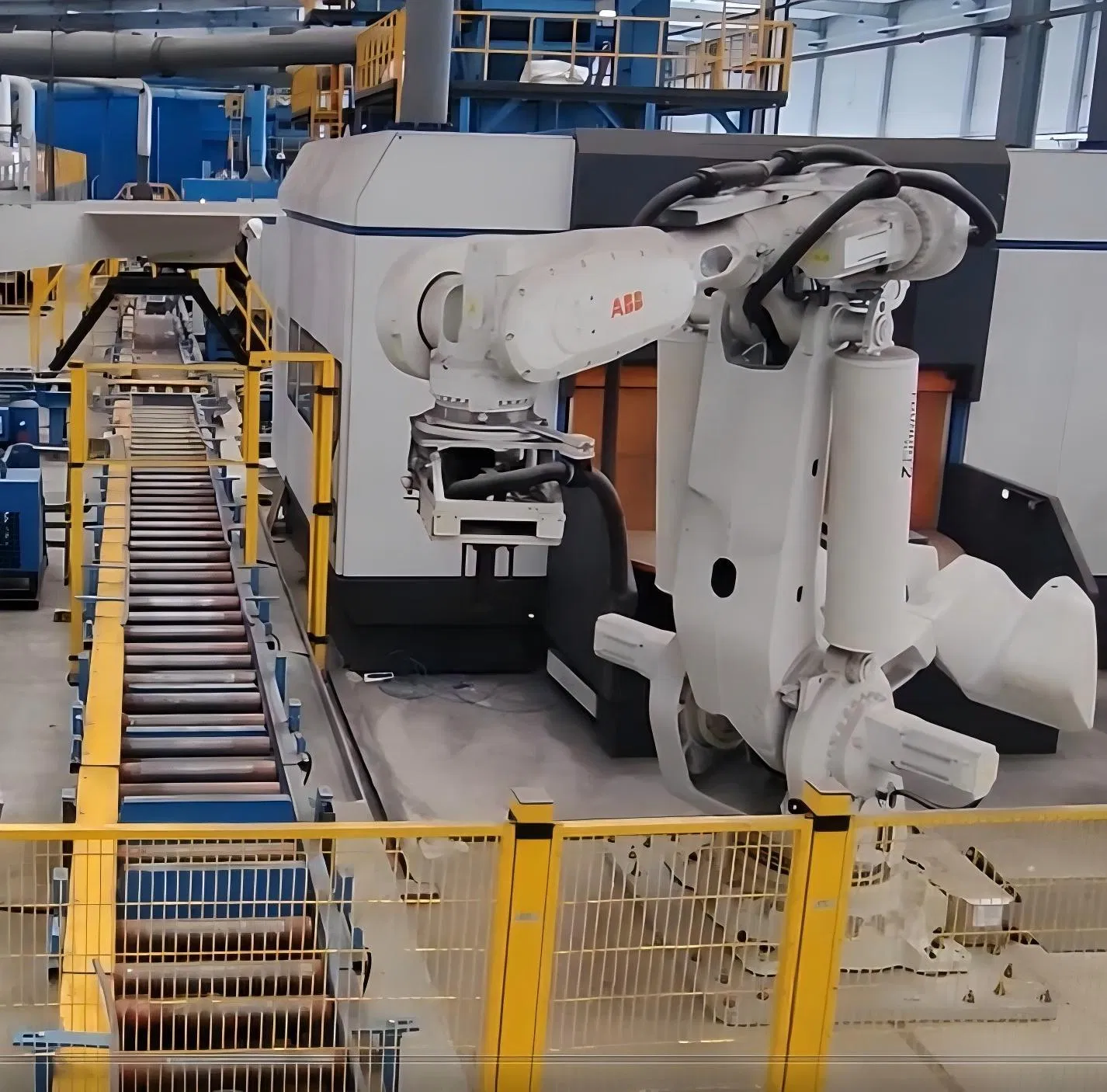 Robotic Post-Treatment System for Automotive Castings From Gating Removal to Final Inspection