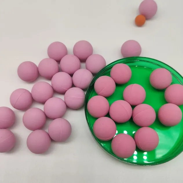 Rubber-coated Ball