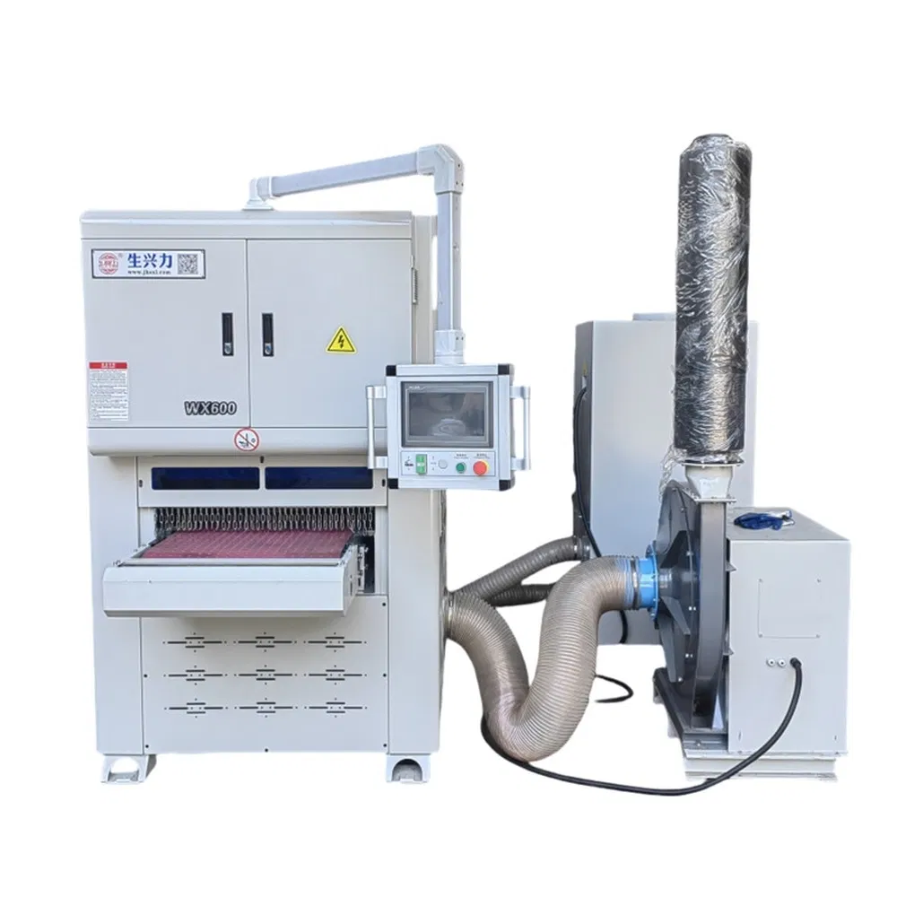 Wx600 600mm Customized Working Thickness Sheet Metal Deburring Machine