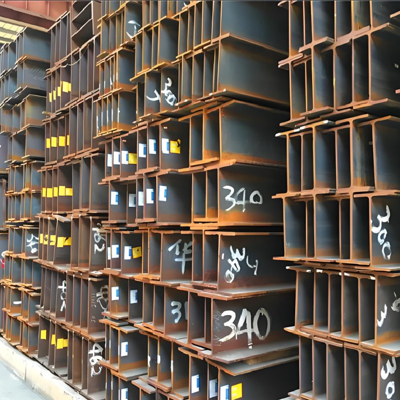 High Strength A36 Ss400 S235jr S355jr Structural Material Hot Rolled Wide Shaped Flange Galvanized Carbon Steel Welded H Section Beam Price for Construction