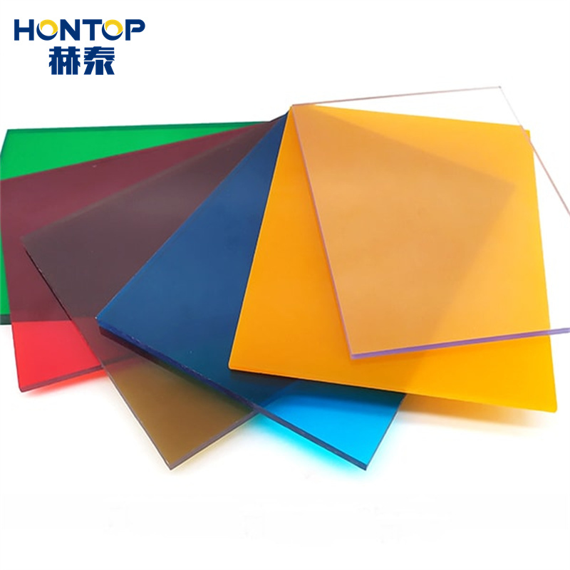 10 Years Warranty Anti-UV Colorful Building Material Solid Polycarbonate Sheet PC Flat Sheet
