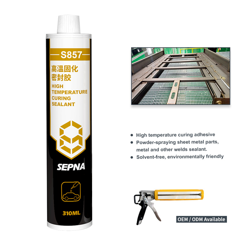 One Component Soldering Seam Heat Curing Adhesive Sealant 200 Degress Resistance