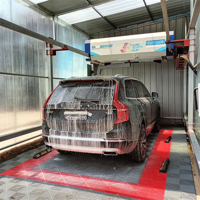 High Efficiency Robotic Car Wash System with Water Reuse Technology