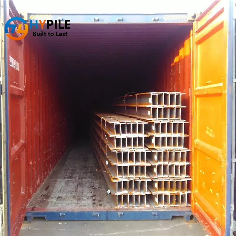 Hypile H Beams for Prefabricated Building Steel Frame Assemblies