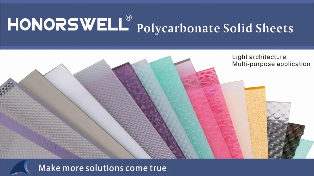 Solid Polycarbonate Sheet Display