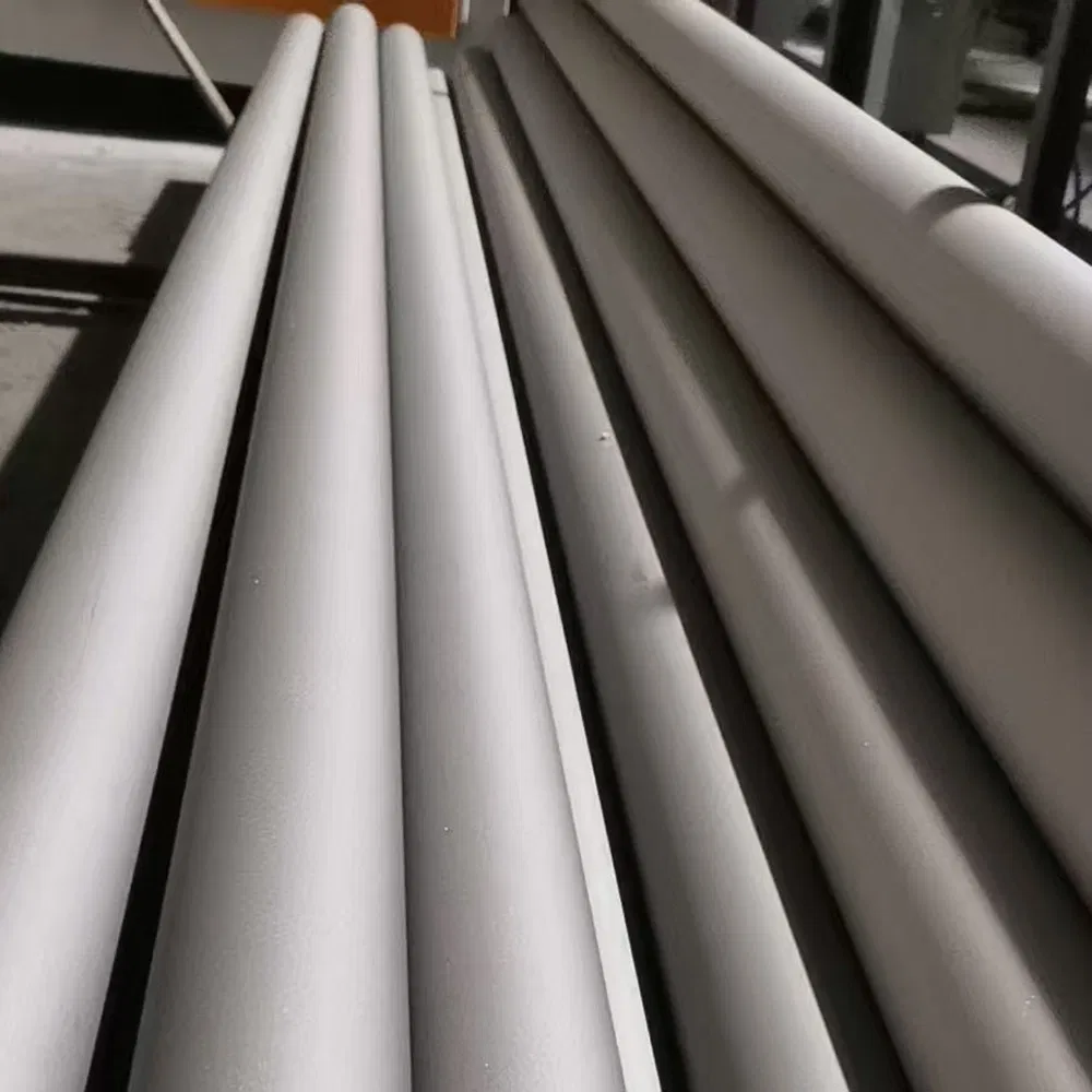 1-12m Length ASTM JIS 304 2205 Welded Round Stainless Steel Pipe for Cabinets