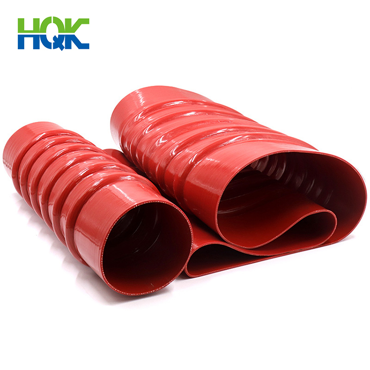 Large Diameter Wear-Resistant Braided Fabric Rubber Pipe High Pressure Silicone Braided Tube