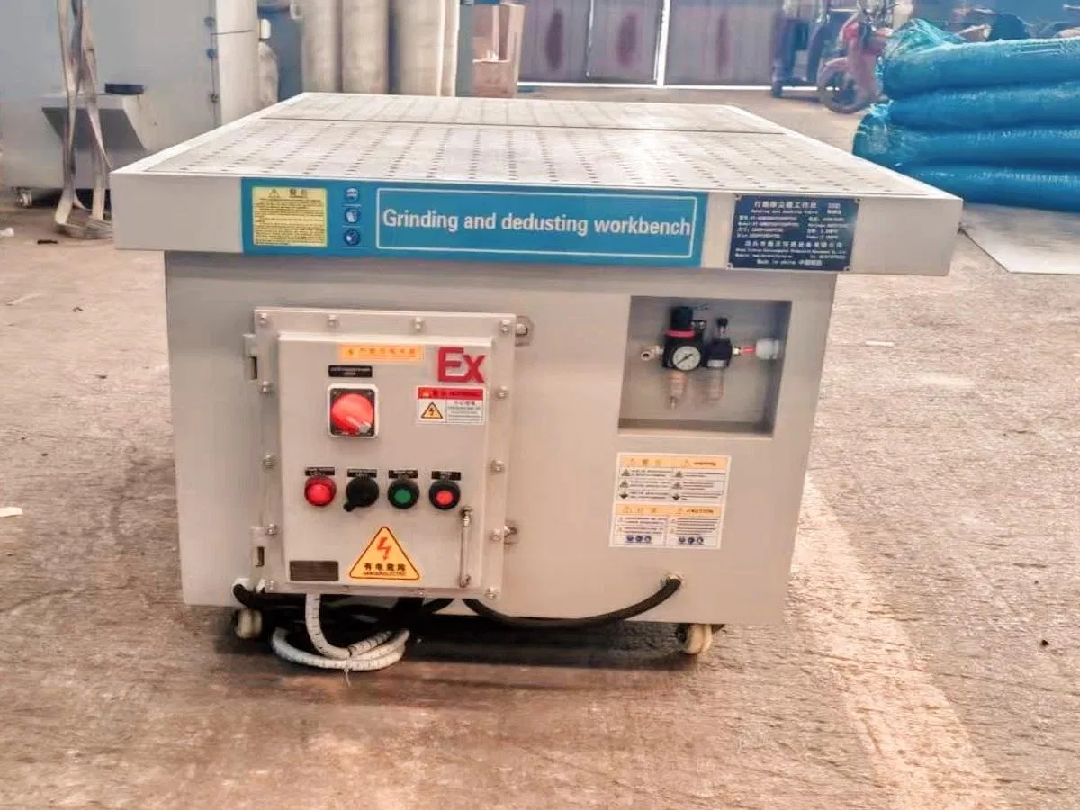 Industrial Sanding Downdraft Table High Efficiency Dust Extraction for Woodworking