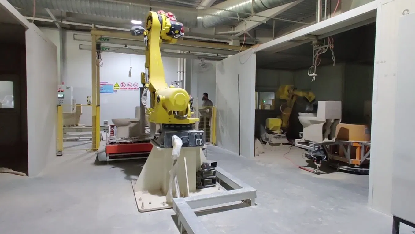 Semi Checking Green Base Robot Polishing Systems