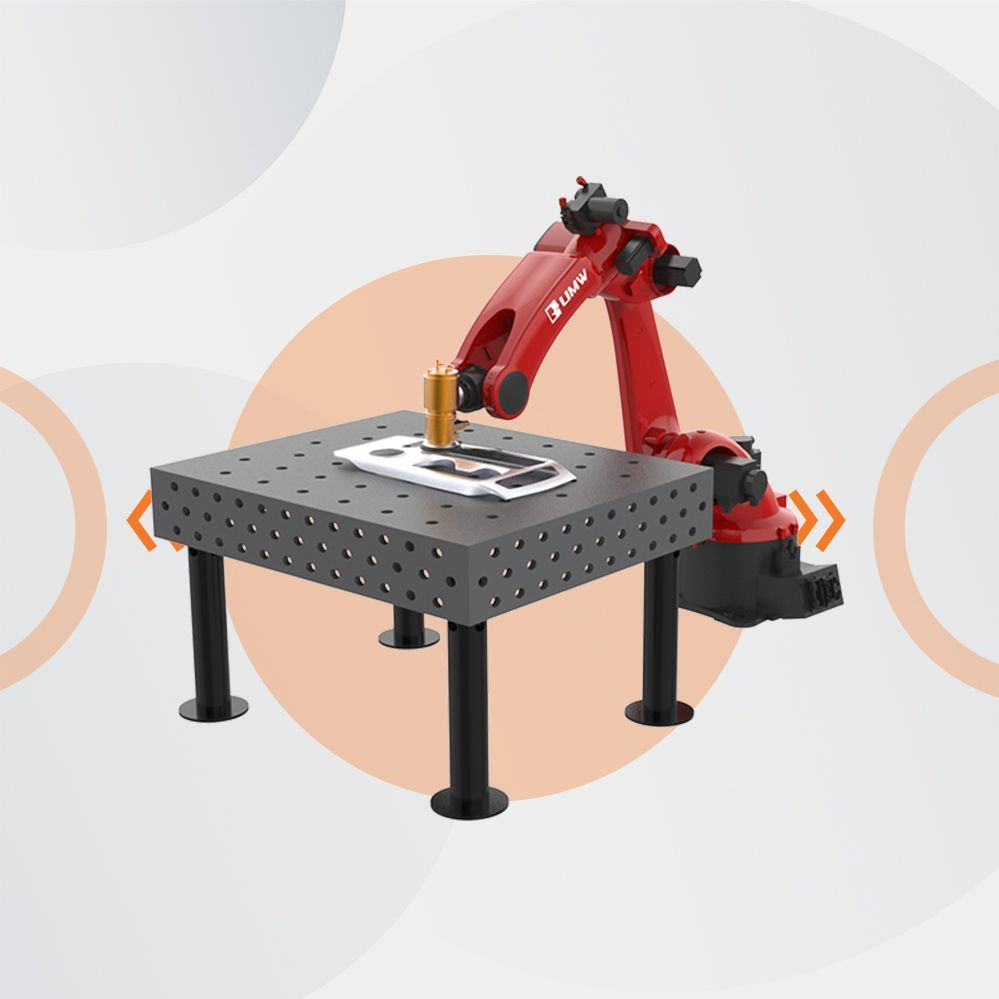 6-Axis Industrial Grinding for Auto Wheel Hubs with Robotic Grinder Full-Posture Compensation IP65