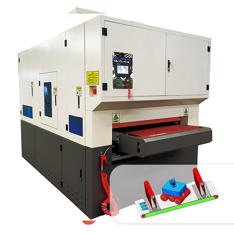 800mm /1000mm/1300mm Flat Sheet Deburring Chamfering Machine for Stainless Steel Hairline Finish