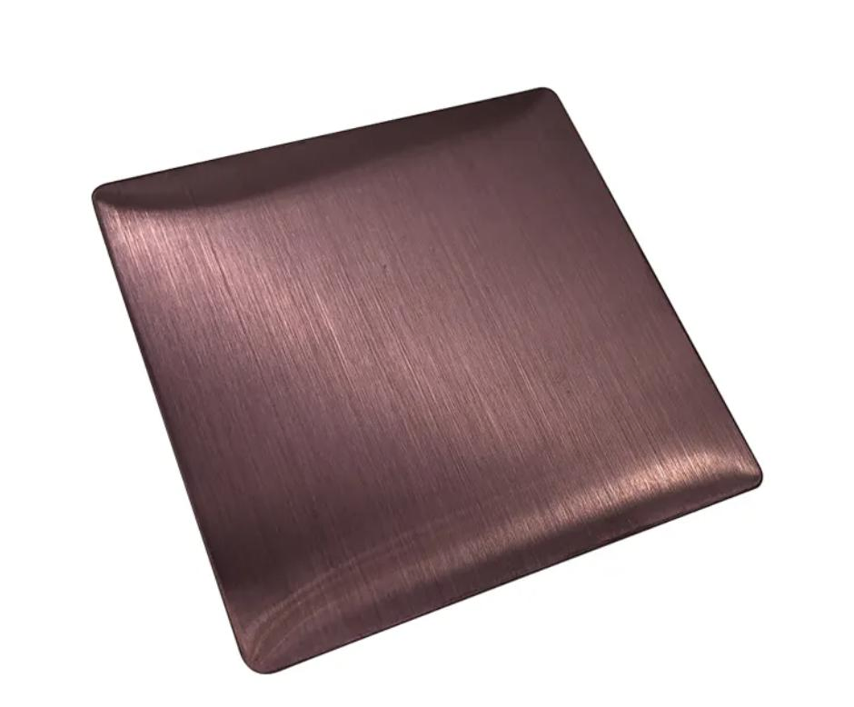 304 Titanium Coated Stainless Steel Sheet Hairline Finish Decorative Sheets