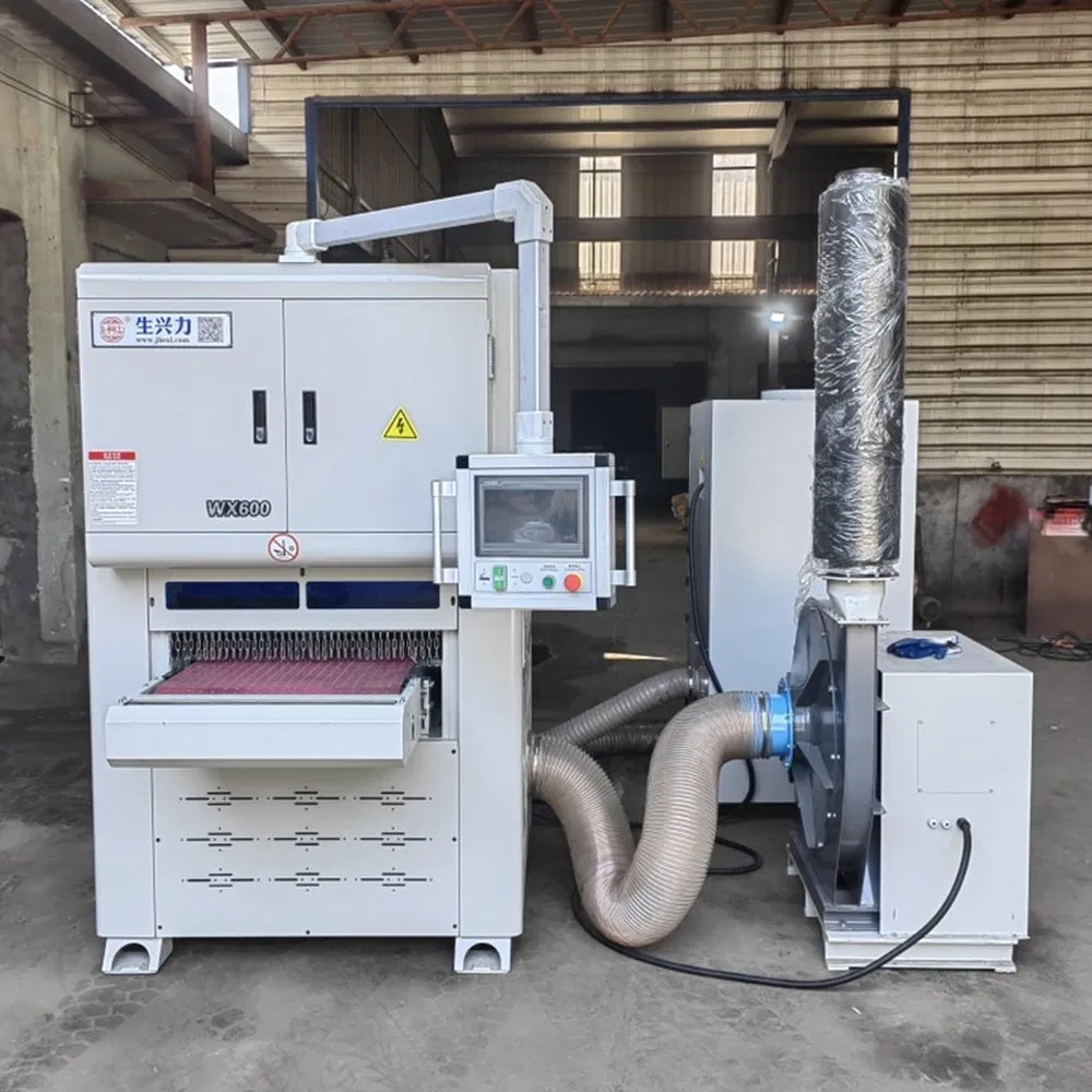 Wx600 600mm Customized Working Thickness Sheet Metal Deburring Machine