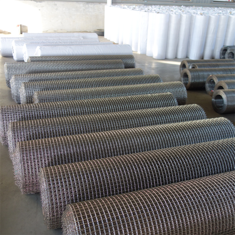3X3 Mesh 304 Ss 316 Net Woven Metal Stainless Steel Wire Crimped Mesh