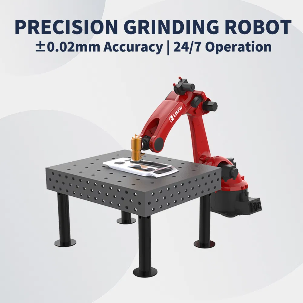 Umw Rapid Path Planning Robotic Grinding for Auto Wheel Hubs with IP65 6-Axis Industrial Grinder