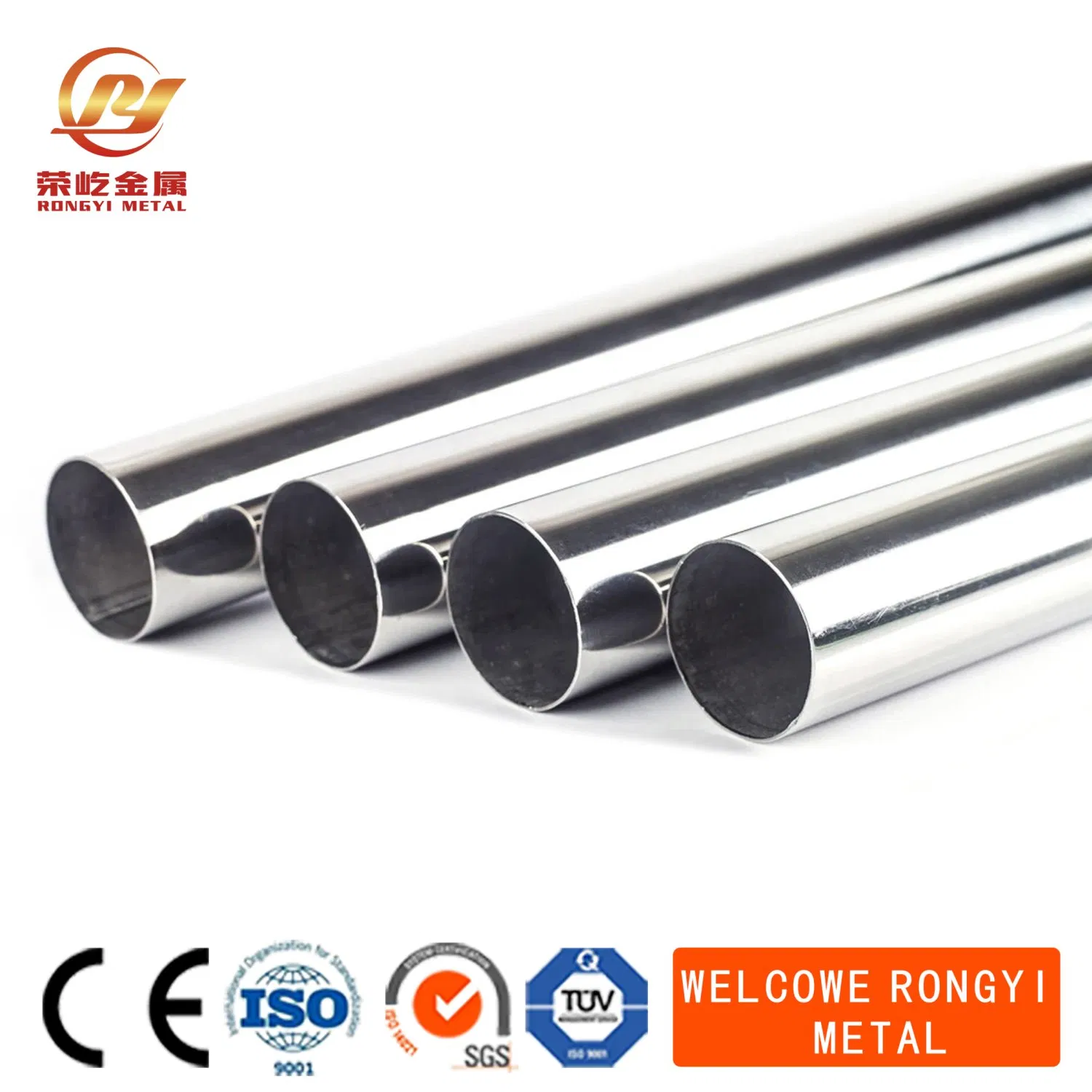 Premium AISI Grade 304 316L 321 Stainless Steel Tubing