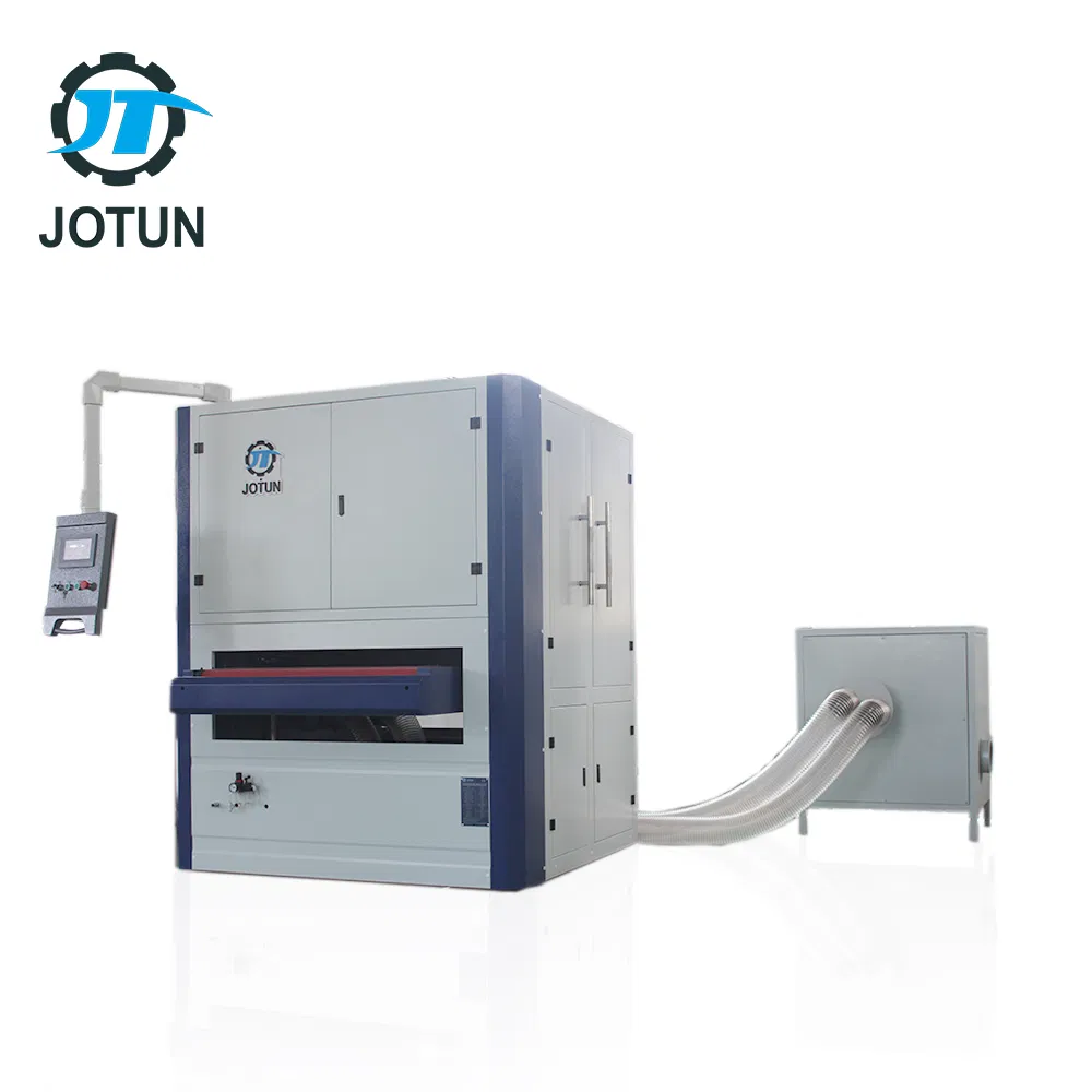 Automated Desktop Dual Station Stinless Steel Sheet Metal Deburring Machine