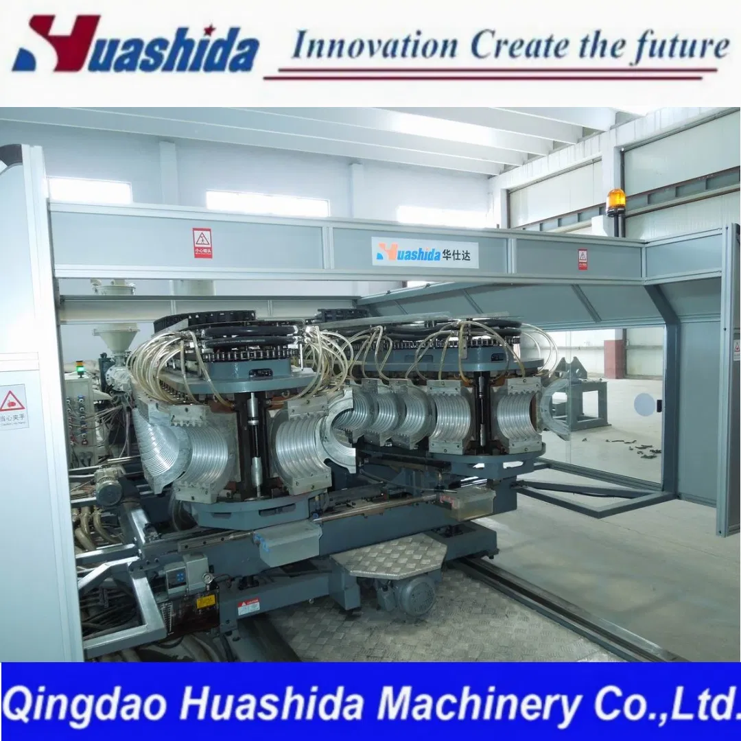 High-Efficiency PP/HDPE Single &amp; Double Wall Corrugated Pipes Production Line