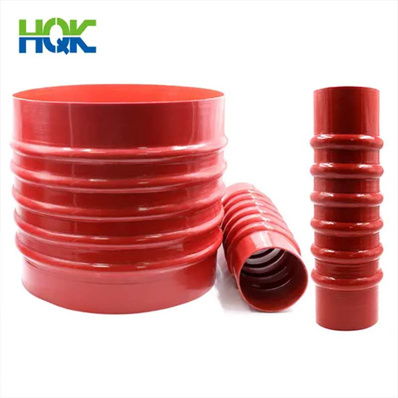 Large Diameter Wear-Resistant Braided Fabric Rubber Pipe High Pressure Silicone Braided Tube
