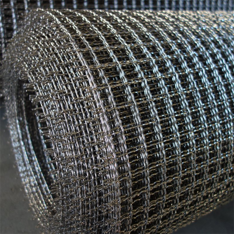 Factory Price High Quality Stainless Steel 304 Crimped Wire Mesh Screen Netting