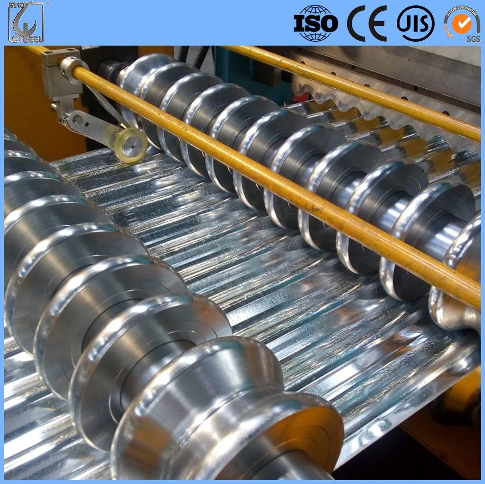 0.12*750*2440 mm Roofing Sheet Cheap Galvanized Corrugated Steel Sheet Regular Spangle