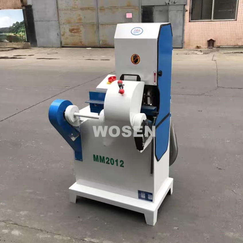 Wosen Deburring Stick Rod Round Wood Bar Belt Sander Polisher Machine Woodworking